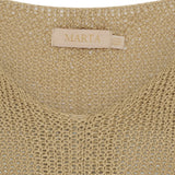 MARTA DU CHATEAU Marta Du Chateau dame strik 7010 Knit Camello2651