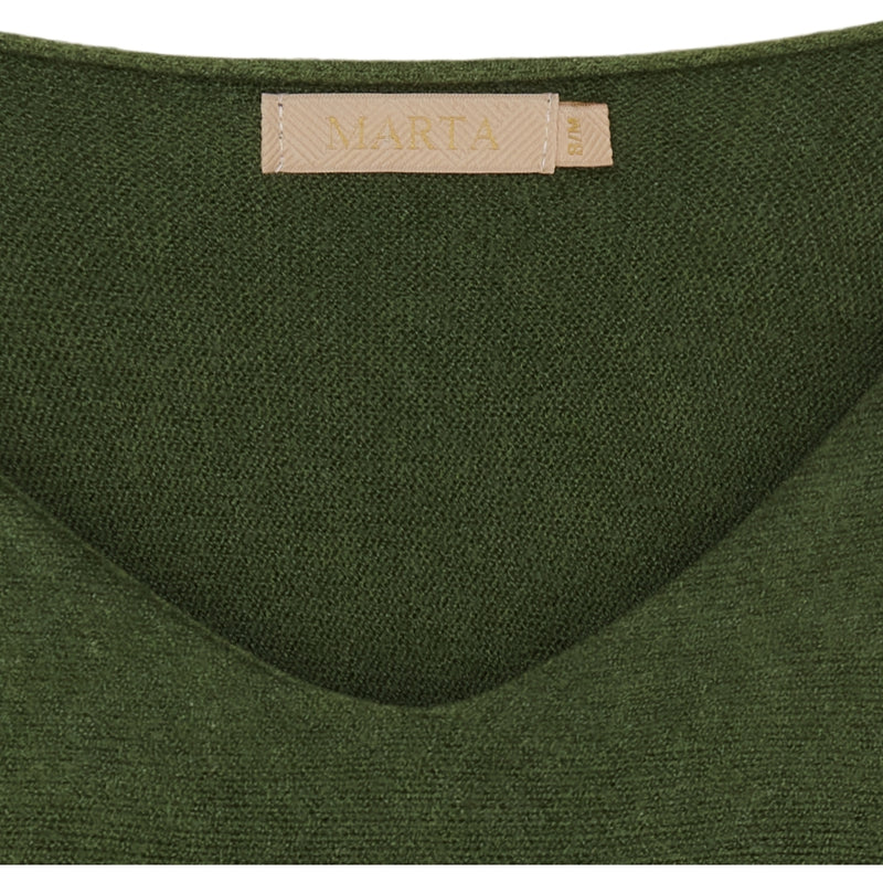 MARTA DU CHATEAU Marta Du Chateau dame strik MDCCelina 5002 Knit Army9436