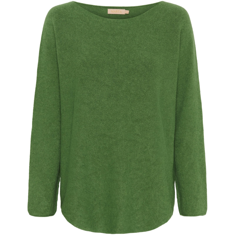 MARTA DU CHATEAU Marta Du Chateau dame strik MDCDagmar 5001 Knit AWGreen4018