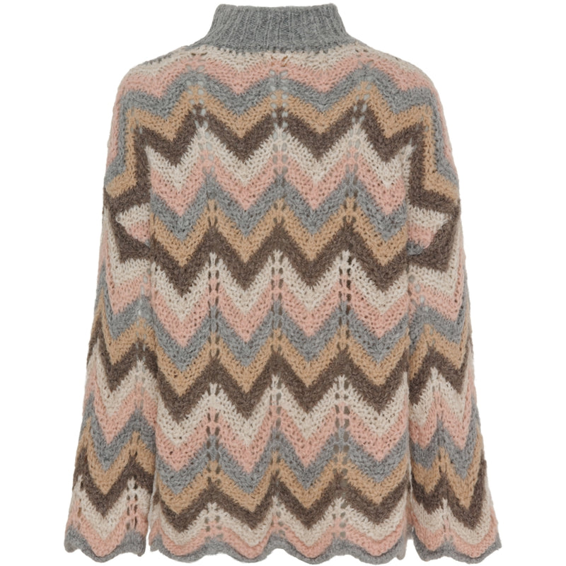 MARTA DU CHATEAU Marta Du Chateau dame strik MdcJane Knit Lightgrey