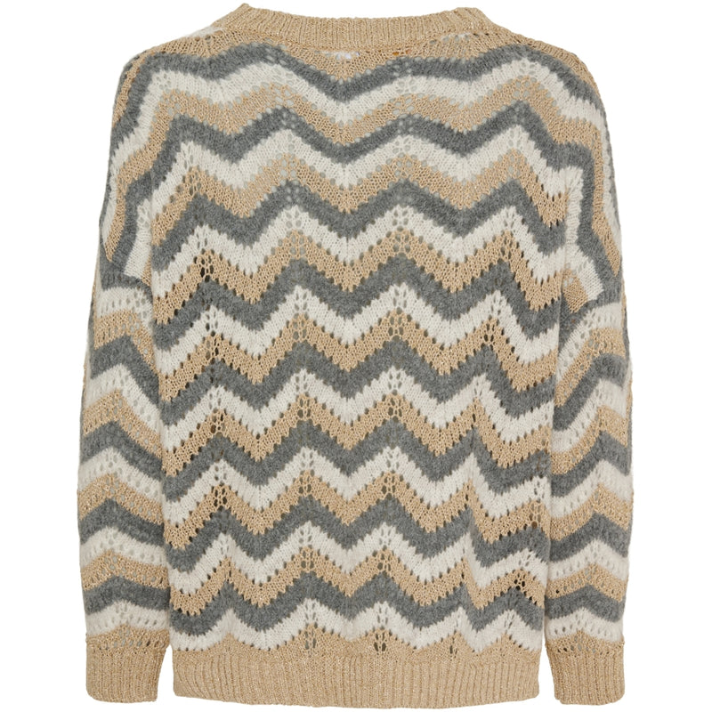 MARTA DU CHATEAU Marta Du Chateau dame strik MdcKaley Knit Ecru