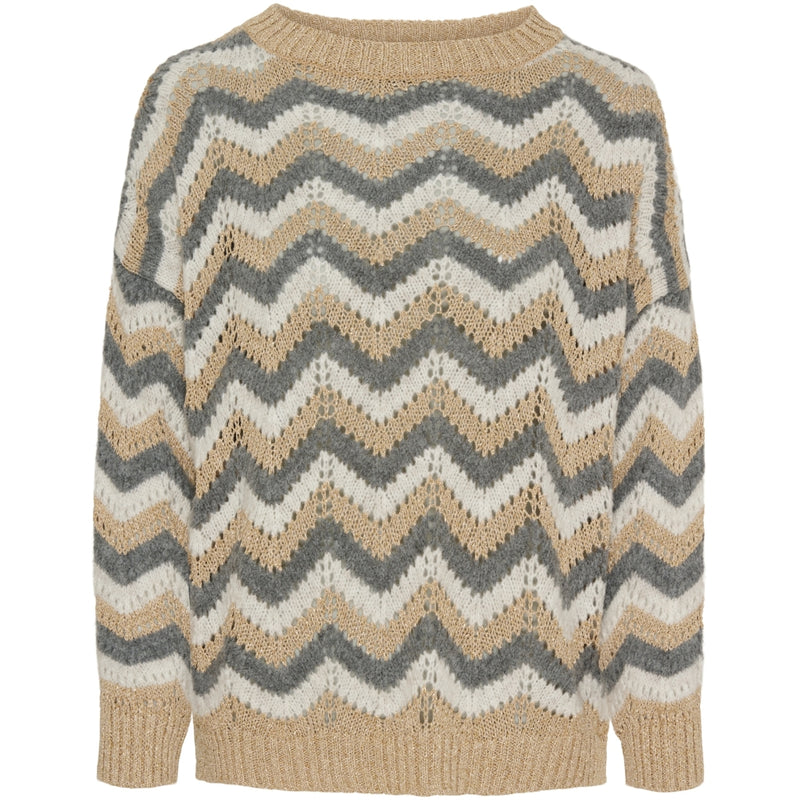 MARTA DU CHATEAU Marta Du Chateau dame strik MdcKaley Knit Ecru