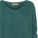 MARTA DU CHATEAU Marta Du Chateau dame strik MdcMille 18236 Knit Green