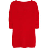 MARTA DU CHATEAU Marta Du Chateau dame strik MdcMille 18236 Knit Red3083