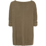 MARTA DU CHATEAU Marta Du Chateau dame strik MdcMille 18236 Knit Taupe