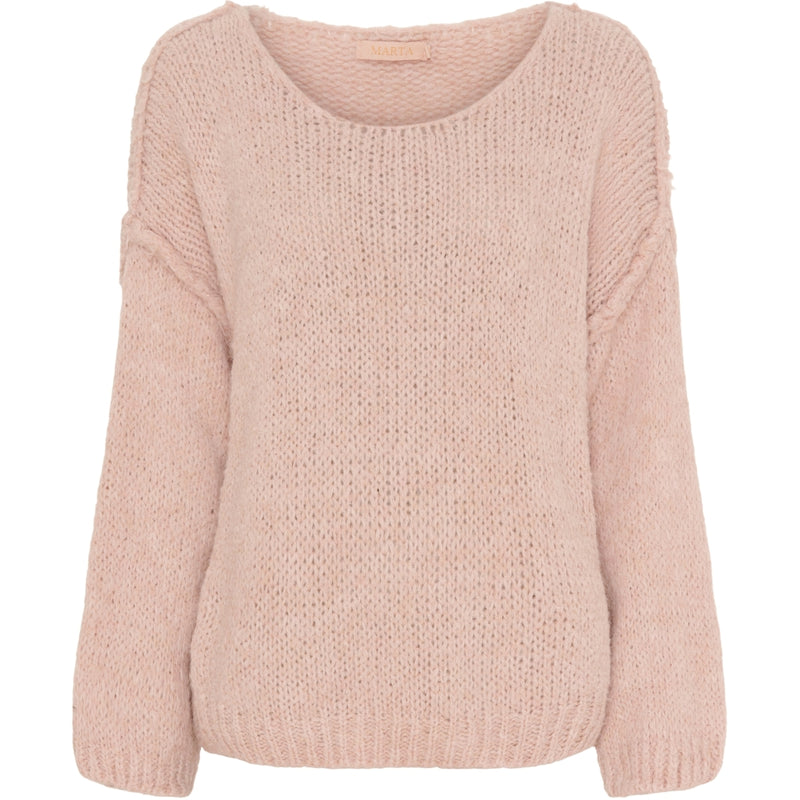 MARTA DU CHATEAU Marta Du Chateau dame strik MdcOlivia A0027 Knit Old pink