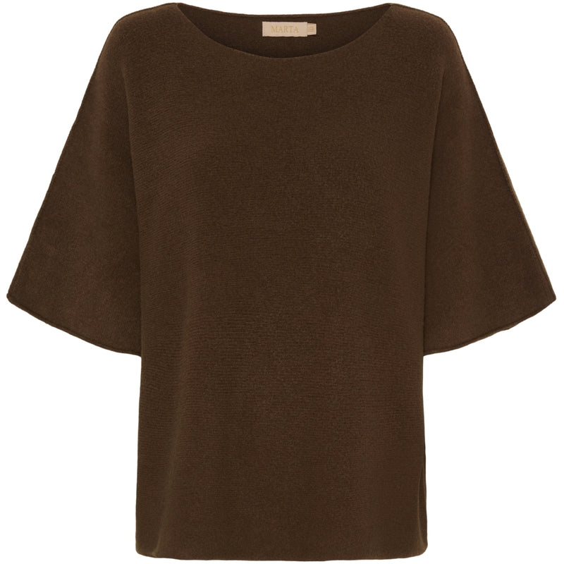 MARTA DU CHATEAU Marta Du Chateau dame strik MdcSia 5003 Knit AWBrown