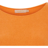 MARTA DU CHATEAU Marta Du Chateau dame strik MdcSia 5003 Knit Orange14472