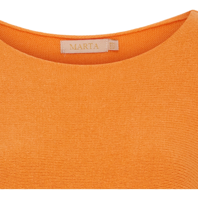 MARTA DU CHATEAU Marta Du Chateau dame strik MdcSia 5003 Knit Orange14472