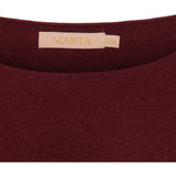 MARTA DU CHATEAU Marta Du Chateau dame strik MdcSia 5003 Knit Wine