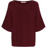 MARTA DU CHATEAU Marta Du Chateau dame strik MdcSia 5003 Knit Wine