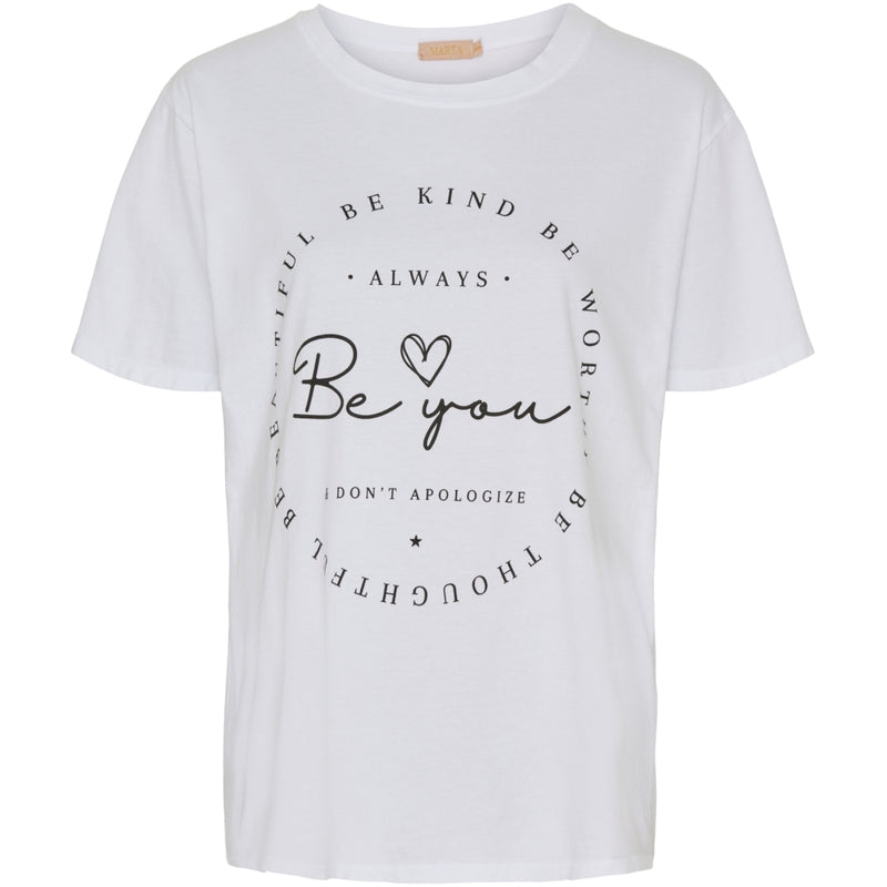 MARTA DU CHATEAU Marta Du Chateau dame t-shirt MdcInge T-shirt CW White