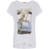 MARTA DU CHATEAU Marta Du Chateau dame t-shirt MdcMarie 1535 T-shirt BlueCar