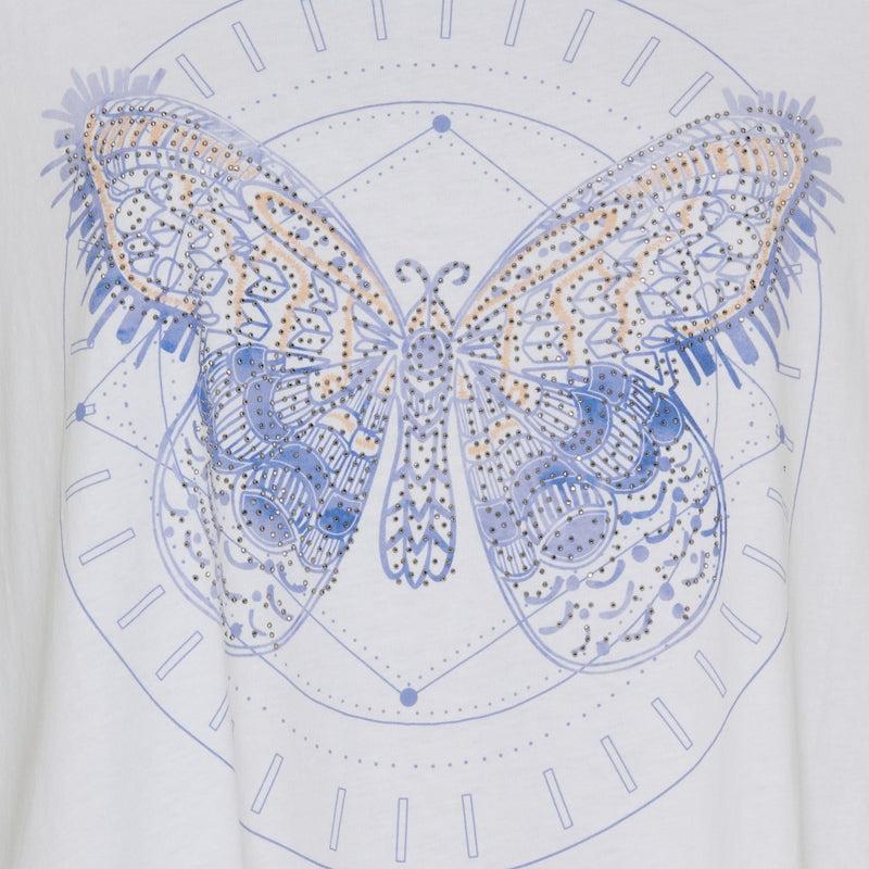 MARTA DU CHATEAU Marta Du Chateau dame t-shirt MdcMarie 1535 T-shirt BlueButterfly