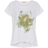 MARTA DU CHATEAU Marta Du Chateau dame t-shirt MdcMarie 1535 T-shirt LTKakiFlower