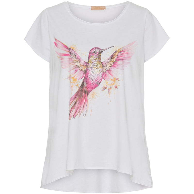 MARTA DU CHATEAU Marta Du Chateau dame t-shirt MdcMarie 1535 T-shirt PinkBird