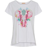 MARTA DU CHATEAU Marta Du Chateau dame t-shirt MdcMarie 1535 T-shirt Pink Elephant