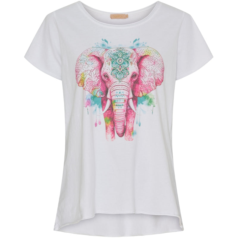 MARTA DU CHATEAU Marta Du Chateau dame t-shirt MdcMarie 1535 T-shirt Pink Elephant