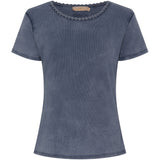 MARTA DU CHATEAU Marta Du Chateau dame t-shirt MdcRùna T-shirt Blue