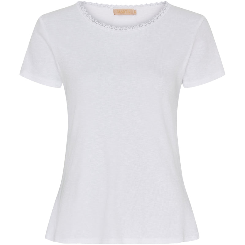 MARTA DU CHATEAU Marta Du Chateau dame t-shirt MdcRùna T-shirt White