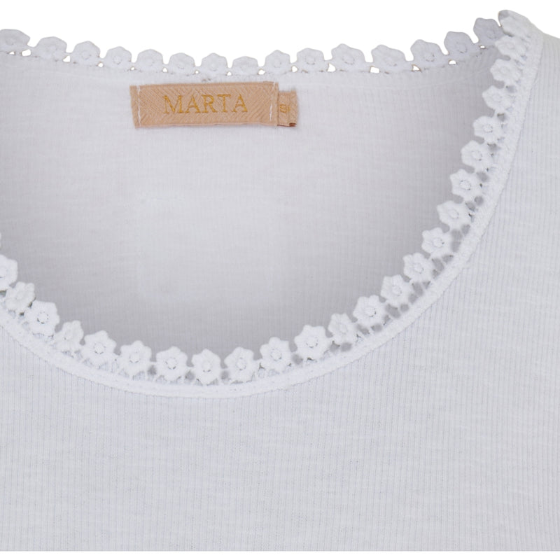 MARTA DU CHATEAU Marta Du Chateau dame top MdcElfrida Top Marta White