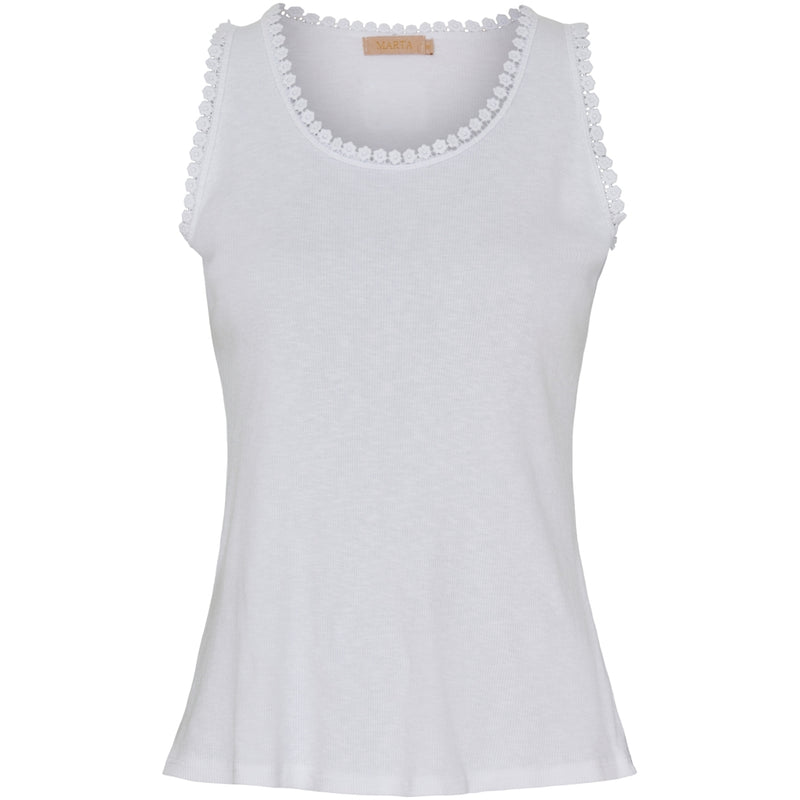 MARTA DU CHATEAU Marta Du Chateau dame top MdcElfrida Top Marta White