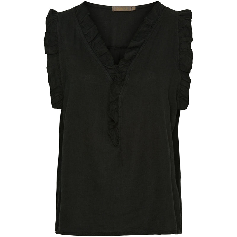 MARTA DU CHATEAU Marta Du Chateau dame top MdcElke Top Black