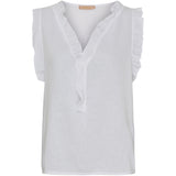 MARTA DU CHATEAU Marta Du Chateau dame top MdcElke Top White