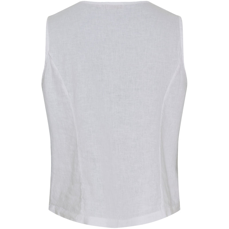 MARTA DU CHATEAU Marta Du Chateau dame vest MdcKatarine Vest White