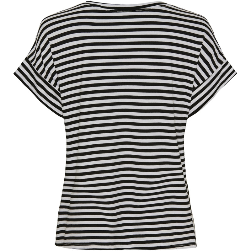 MARTA DU CHATEAU Marta Du Chateau dame t-shirt 85356 T-shirt White/Black Stripe