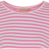 MARTA DU CHATEAU Marta Du Chateau dame t-shirt 85356 T-shirt White/Bubblegum Stripe