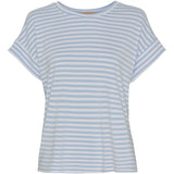 MARTA DU CHATEAU Marta Du Chateau dame t-shirt 85356 T-shirt White/Celeste Stripe