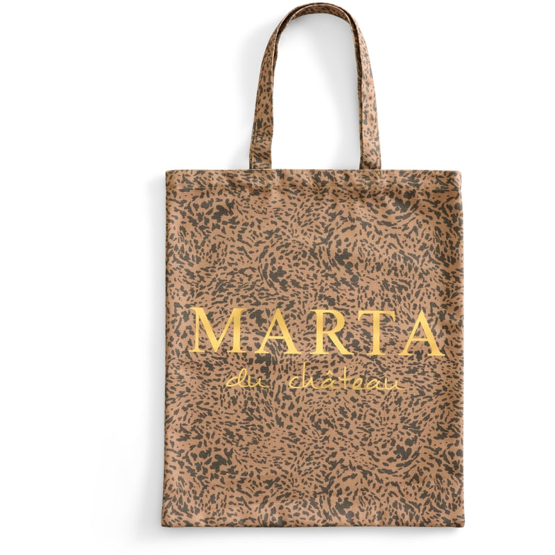 MARTA DU CHATEAU Marta du chateau shopping net / mulepose Leopard brown Bag Col/Size