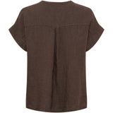 MARTA DU CHATEAU Marta du Chatau dame bluse MdcBellissima 86520 Blouse Mocca