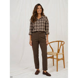 MARTA DU CHATEAU Marta du Chateau Dame Skjorte MdcCloud 92050 Shirt Brown