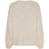 MARTA DU CHATEAU Marta du Chateau Dame Strik MdcGeorgina 5162 Knit Beige/Pink