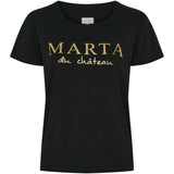 MARTA DU CHATEAU Marta du Chateau Dame T-shirt MT002 T-shirt Black