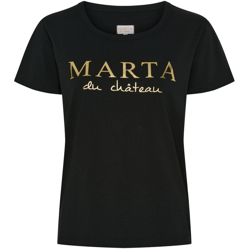 MARTA DU CHATEAU Marta du Chateau Dame T-shirt MT002 T-shirt Black