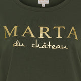 MARTA DU CHATEAU Marta du Chateau Dame T-shirt MT002 T-shirt Military