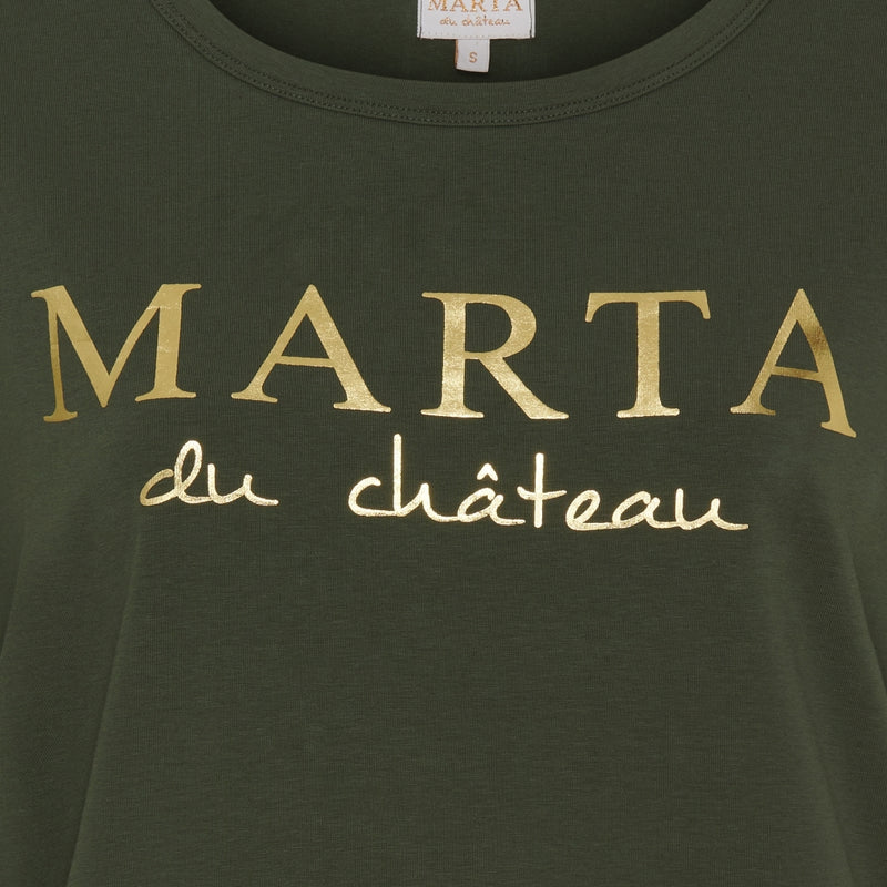 MARTA DU CHATEAU Marta du Chateau Dame T-shirt MT002 T-shirt Military