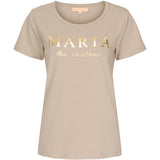 MARTA DU CHATEAU Marta du Chateau Dame T-shirt MT002 T-shirt Sand