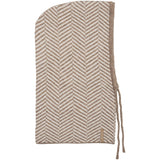 MARTA DU CHATEAU Marta du Chateau dame Balaclava MdcAliza T1209 Scarf Fango/Offwhite