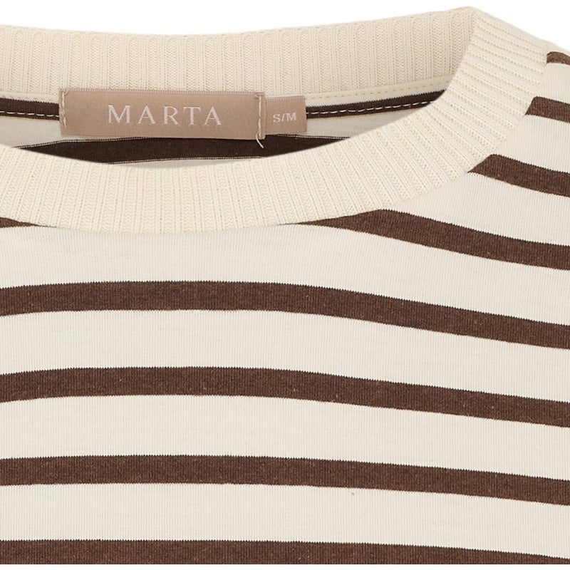 MARTA DU CHATEAU Marta du Chateau dame T-Shirt MdcBrooklyn 58351 T-shirt Beige/Moro
