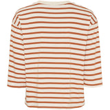 MARTA DU CHATEAU Marta du Chateau dame T-Shirt MdcBrooklyn 58351 T-shirt Beige/Rust