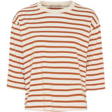 MARTA DU CHATEAU Marta du Chateau dame T-Shirt MdcBrooklyn 58351 T-shirt Beige/Rust
