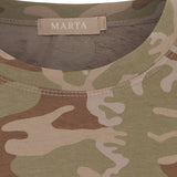 MARTA DU CHATEAU Marta du Chateau dame T-Shirt MdcEstrid 22643 Restudsalg Green Camo