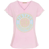 MARTA DU CHATEAU Marta du Chateau dame T-Shirt MdcFabiola 2503 T-shirt Pink