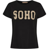 MARTA DU CHATEAU Marta du Chateau dame T-Shirt MdcHerdis 84275 T-shirt Black/Beige