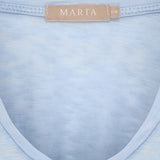 MARTA DU CHATEAU Marta du Chateau dame T-Shirt MdcMarianna 22637 T-shirt Sky Blue