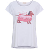 MARTA DU CHATEAU Marta du Chateau dame T-Shirt MdcMarie 1535 T-shirt Hotdog